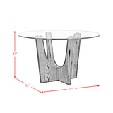 Oregon 5PC Dining Set in Black