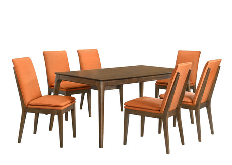 Maggie Rectange Dining Table-Walnut