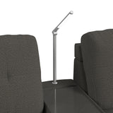 Options One 8PC Living Room Set in Palmer Plus Ash with Media Console