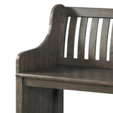 Stone Dining 6PC Set- Table, 4 Side Chairs, & Pew Bench