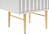Modernist White Gloss Night Stand