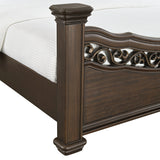 Brunswick Bedroom Set with 2 Nightstands in Mahogany