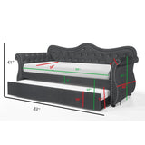 Galaxy Home Abby Twin DayBed in Gray