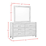 Warner Dresser and Mirror Chestnut