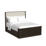 Sylvie UPH Bed with White Fabric