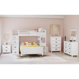 Hampton Kids Over Loft with Staircase and Desk with Speaker