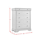 Phillipe 5-Drawer Chest in Cherry