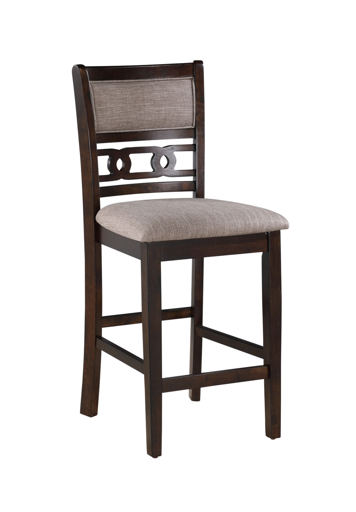 GIA 5PC 42" SQUARE COUNTER TABLE & 4 CHAIRS-CHERRY