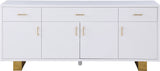 Excel White Lacquer Sideboard/Buffet