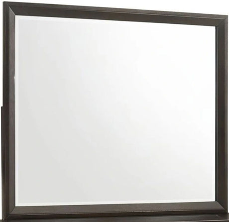 Elements International Beaumont Youth Mirror in MerlotR image