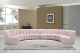 Infinity Pink Velvet 8pc. Modular Sectional