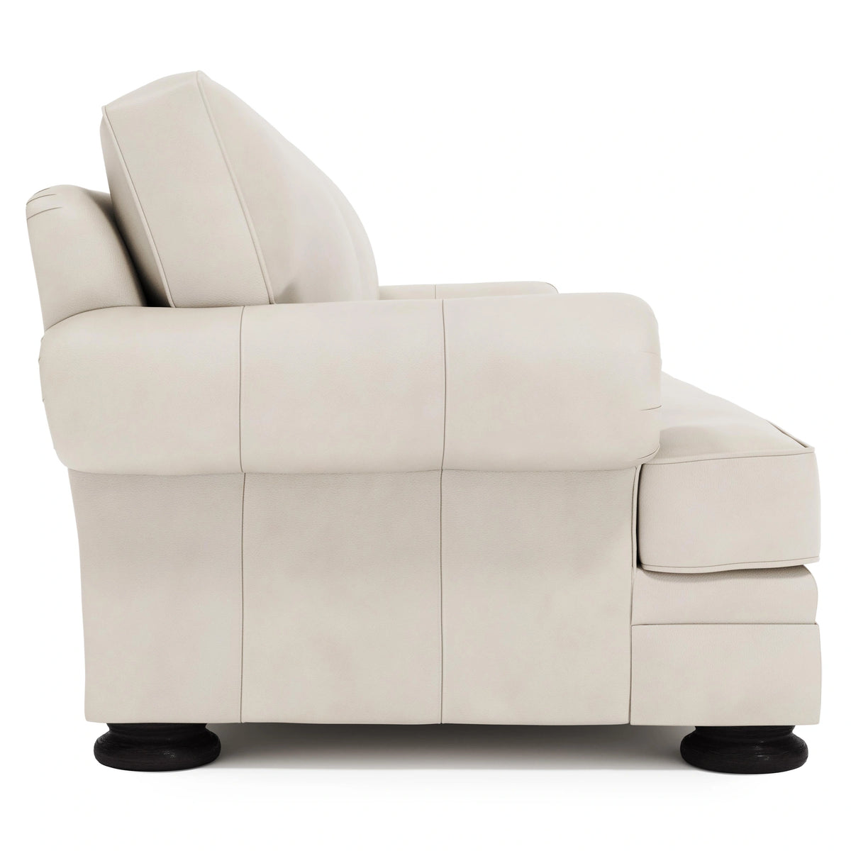 Foster Leather Sofa Without Pillows & Nails