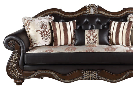 Maximus Sofa Frame, Seat Cushions, Arms, Legs & 5 Pillows
