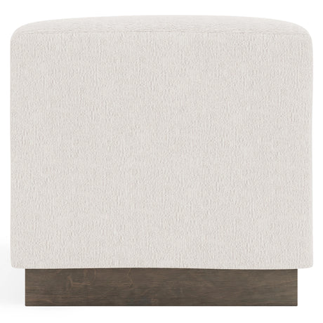 Merino Fabric Cocktail Ottoman