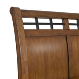 Gage Sleigh Storage Bedroom Set in Chestnut