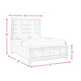 Twenty Nine Bed White