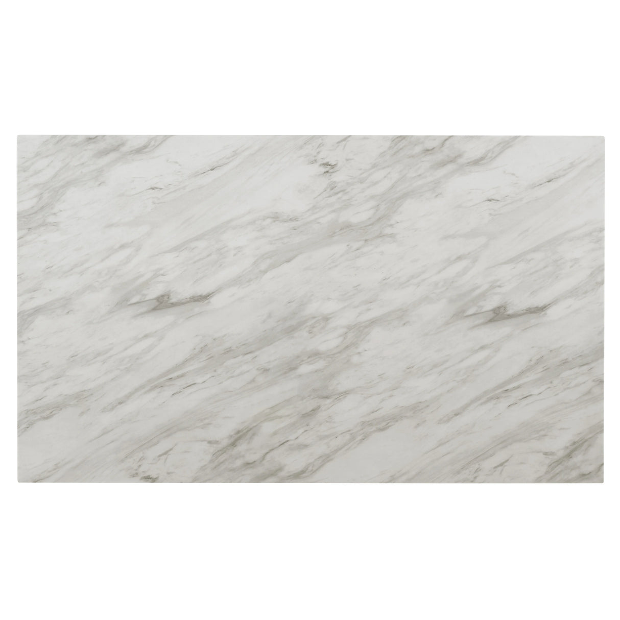 Celeste 64" Dining Table-Espresso/Faux Marble