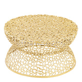 T3704-35 COFFEE TABLE GOLD