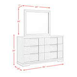 Kelis Panel Bedroom Set with LED