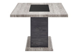 D8030 Dining Table with Storage Drawers and Storage Door