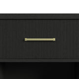 Ridgemont Server in Black with Grain