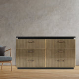 Galaxy Home Allure Dresser in Black