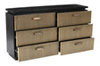 Galaxy Home Allure Dresser in Black image
