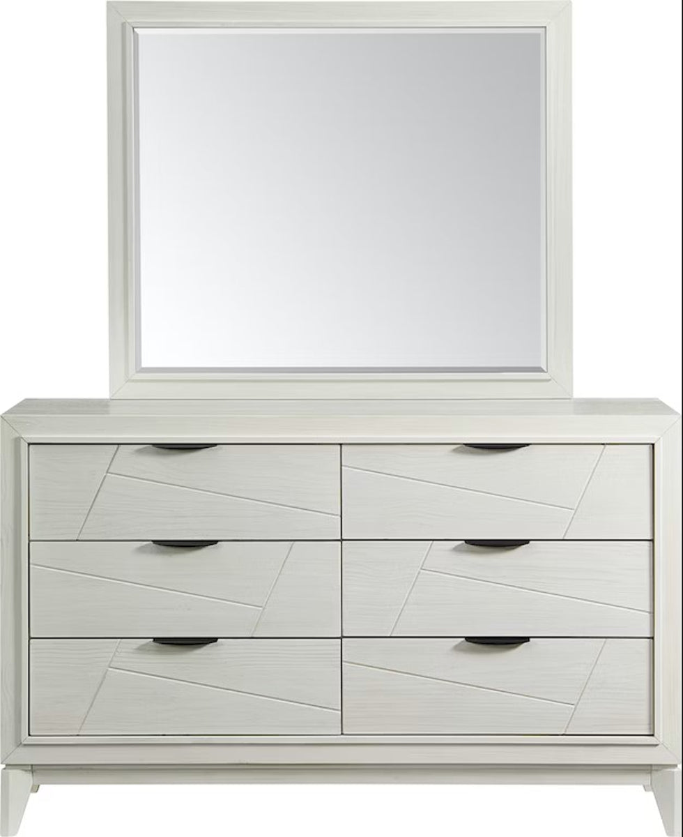 Elements International Artis Mirror in White