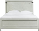 Elements International Artis Queen Storage Bed in White