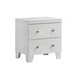 Elements International Belinda Youth Nightstand in White image