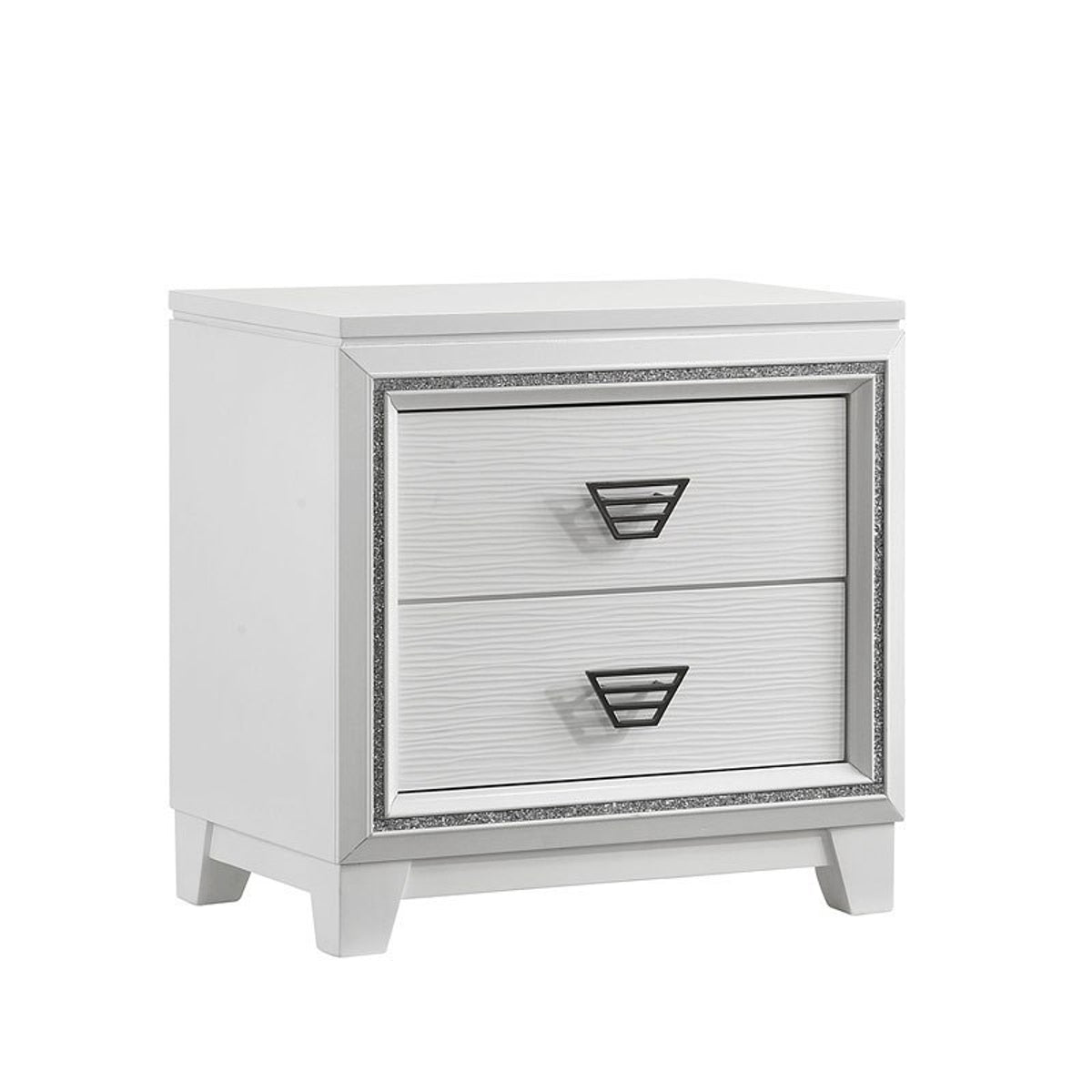 Elements International Moondance Nightstand in White image