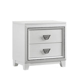 Elements International Moondance Nightstand in White image