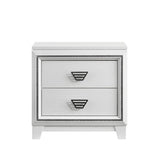 Elements International Moondance Nightstand in White