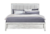 Elsie Grey Bed with LED