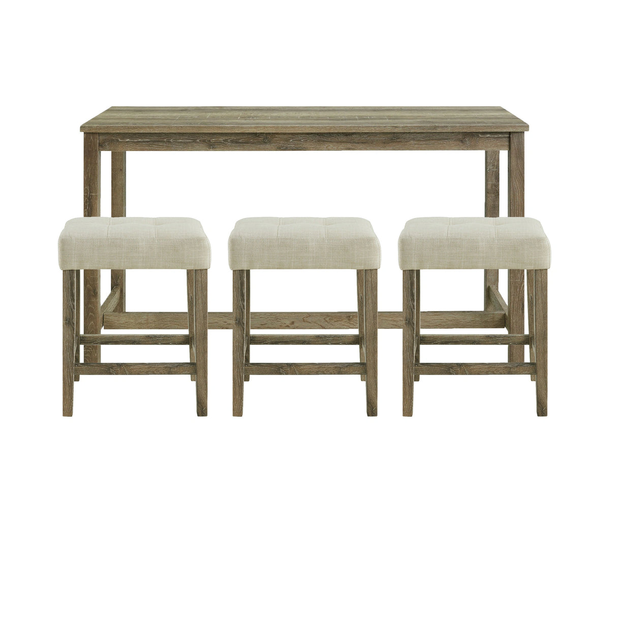 Oak Lawn Bar Table Single Pack (Table + Three Stools)