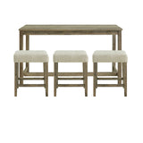 Oak Lawn Bar Table Single Pack (Table + Three Stools)
