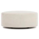 Lolo Leather Ottoman Without Nails