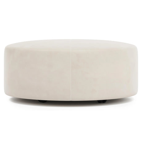Lolo Leather Ottoman Without Nails