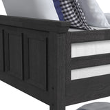 Hampton Kids Over Bunk with Staircase and Trundle Bedroom Set