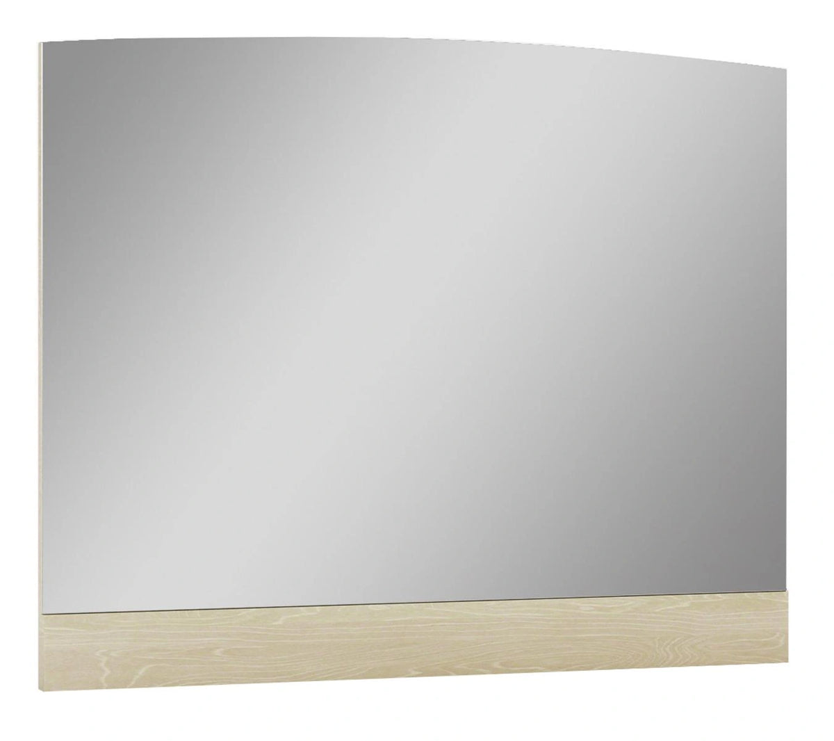J&M Furniture Chiara Mirror in Light Walnut
