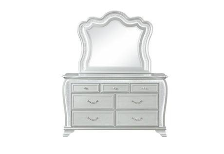 Aria Silver Dresser with LED