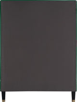 Harlie Green Velvet Twin Bed