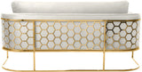 Casa Cream Velvet Sofa