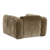 Siegal - Modern Olive Green Fabric Lounge Chair