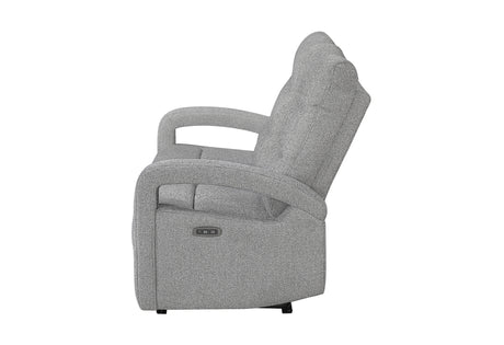 U6611 Grey 15 Power Reclining Sofa with LED