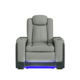 Lantana Power Motion Recliner with Power Headrest, Led, Wireless Charger and Cup Holder
