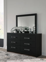 Maeling Dresser and Mirror