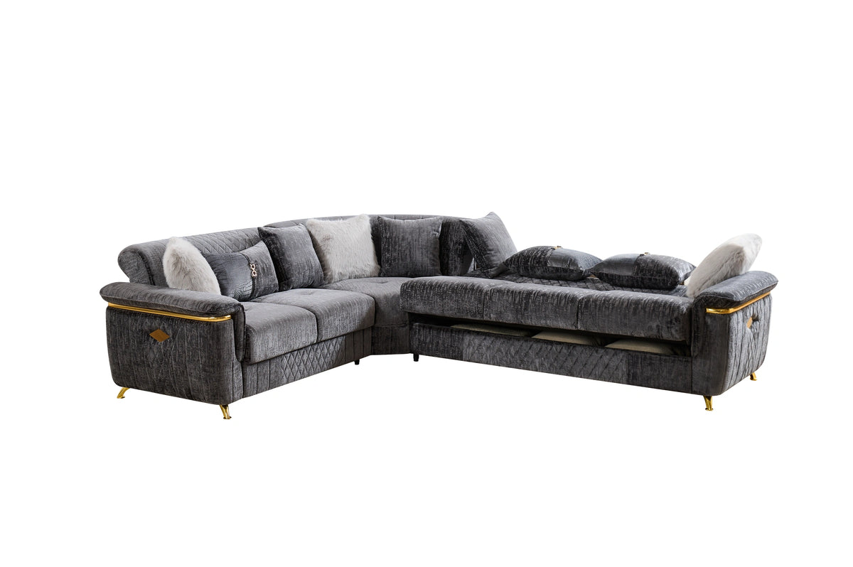 Argo Sectional Gray