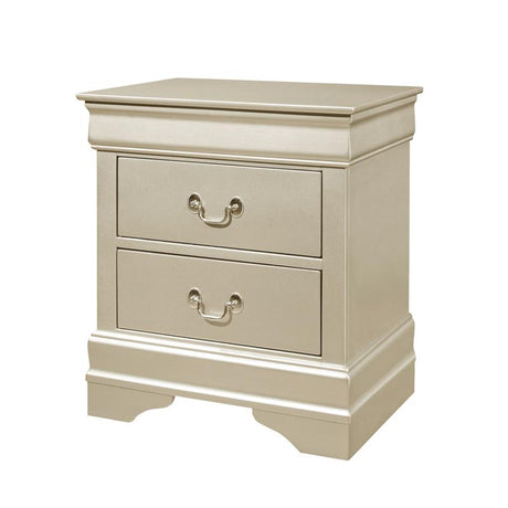 Crown Mark Louis Philip Nightstand in Champagne image