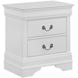 Crown Mark Louis Philip Nightstand in White image